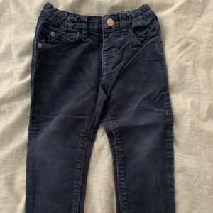 Zara baby navy blue cords, sz 18-24
